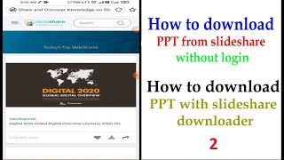 how to download slideshare ppt  how to download slideshare ppt in mobile slideshare ppt download [upl. by Ameen474]