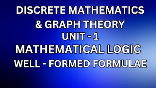 DM – Well formed formulas JayaMathsAcademy wellformedformulas discretemathematics discretemaths [upl. by Trinl615]