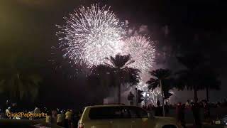 New year Fireworks in UAE 2020  Happy new year 2020 [upl. by Silletram637]