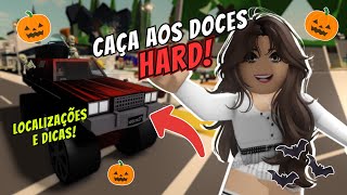 Encontre TODOS os Doces do Modo Hard em Brookhaven Halloween 2024 [upl. by Cleve699]