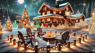 Cozy Christmas Ambience🎄Relaxing Christmas Music Winter Outdoor Ambience🎁 [upl. by Jocelyn]