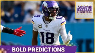 BOLD PREDICTIONS For Minnesota Vikings at Chicago Bears  Locked On Sports MN Roundtable [upl. by Wight605]