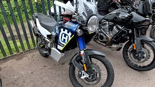 Husqvarna Norden901 Expedition Baffle Haus blast bank holiday [upl. by Eemyaj]