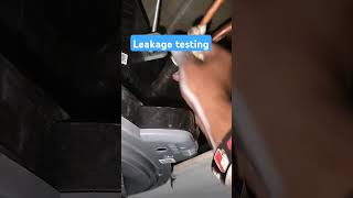 Leakage testing airconditioning cassette AC indoor [upl. by Eelrak879]