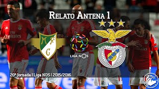 Moreirense 1  4 BENFICA  Relato dos golos Antena 1 [upl. by Tips]