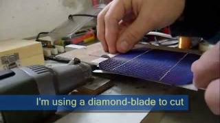 Howto Cut solar cells in custom sizes [upl. by Map318]