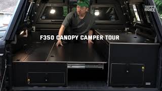 F350 Canopy Camper Tour [upl. by Puri]