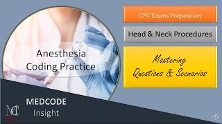 Cpt Anesthesia Practice Questions cpticdcpcexamsmedicalcodingaapcquestionspracticeviral [upl. by Aynekal247]