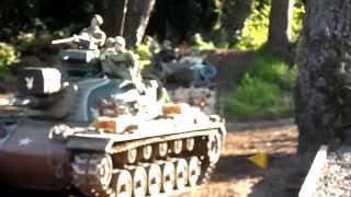 16 Vietnam rc tanks rolling into village [upl. by Llenram]