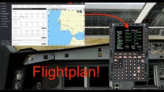 How to import flight plan from Simbrief Into XPlane 12 Default A330 [upl. by Iseabal778]