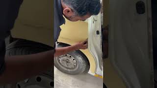 Putty Applying And Sainding Work carcare7896 carpaintingservice shorts [upl. by Tremayne]