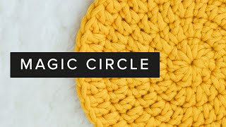 How To Crochet The Magic Circle Magic Loop  Easy Tutorial by Crochet and Tea [upl. by Nawj]