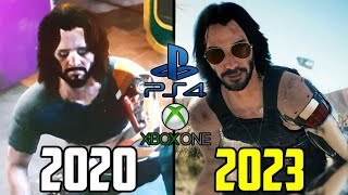 CYBERPUNK 2077 FINALMENTE MELHOROU NO PS4 E XBOX ONE [upl. by Garrett]