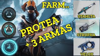 Warframe  COMO FARMA PROTEA  STAHLTA  STROPHA  VELOX  FARM COROAS DE GRANUM DICAS INICIANTES [upl. by Eded]