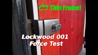 Can This Lockwood Deadlatch Withstand a RealWorld Forced Entry Testing on a Thin 20mm Door Frame [upl. by Placeeda]