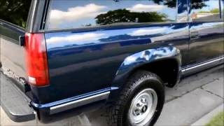 1996 Suburban K2500 4x4 BIG BLOCK INDIGO BLUE ONLY 91K [upl. by Retseh]