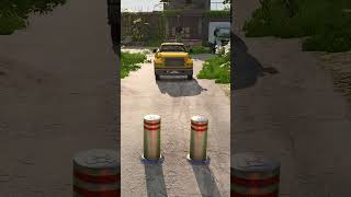 Cars vs Bollard – BEAMNG DRIVE  CRASH SIMULATION [upl. by Stockton]