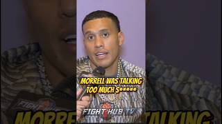 David Benavidez REVEALS why he WANTED to fight Morrell [upl. by Nauqes]