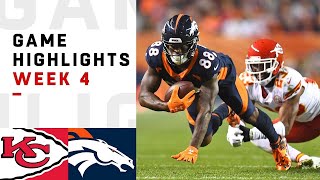 Mahomes Leads EPIC Comeback  Chiefs vs Broncos 2018 NFL Highlights [upl. by Lerrej321]