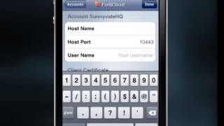 FortiClient iOS HowTo [upl. by Marcile]