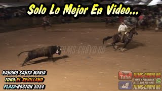 TORO EL SEVILLANO EN EL DUELO DE GANADERIAS DE HOCTUNYUCATAN DOMINGO 06 DE OCTUBRE DEL 2024 [upl. by Bellis]