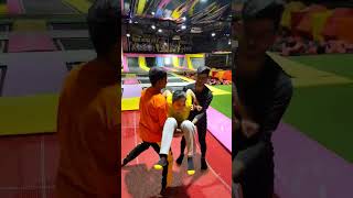 park  Trampoline Park  Jump funny viral ytstudio [upl. by Aloivaf]