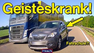 Irrer Fahrlehrer gefährliche Nötigung und Geisterfahrer  Dashcam Deutschland 075  germany [upl. by Pisarik]