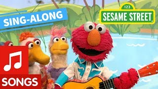 Sesame Street Elmos Ducks Lyric Video  Elmos Sing Along Series [upl. by Corabel]