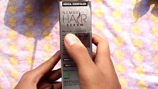 Unboxing of NEMUS HAIR SERUM  How To Use  Full Information  Review  Uses  Benefit  Side effect [upl. by Joscelin231]