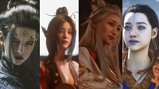 Black Myth Wukong All Female Characters Cutscenes [upl. by Poock]