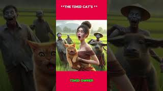 Tmid Cats Timid Owner Story cat catstory cutecat shortsfeed kitten catkitten [upl. by Hokanson]