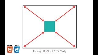 How to center a div within another div using HTML and CSS [upl. by Marget]