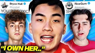 Bryce Hall amp Isaak Presley COMES FOR RiceGum For DISRESPECTING His EX [upl. by Norton]