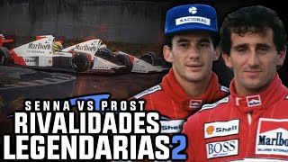 RIVALIDADES LEGENDARIAS DE F1 AYRTON SENNA VS ALAIN PROST Cap Final Parte 2 [upl. by Kirsten]