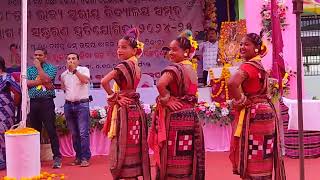 Sambalpuri Dance  State Level Yoga amp Swimming  Lady Luis GHSSambalpurdanceyogasanaviralgirls [upl. by Brahear]