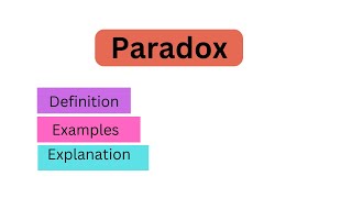 Paradox with Examples  Literary Device [upl. by Atirehgram483]