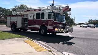 Lealman Fire District Engine 19 spare responding [upl. by Thacher]