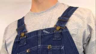 Carhartt Washed Denim Bib OverallUnlined R07 [upl. by Beata]