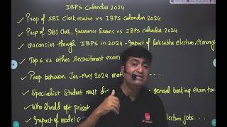 IBPS Calendar 2024 Released  Key takeaway amp Strategy Ahead  Aakash Jadhav [upl. by Lynd]