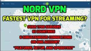 NORD VPN  COMPLETE REVIEW AND SETUP  PRICING SETUP SPEEDTEST [upl. by Hutchinson]