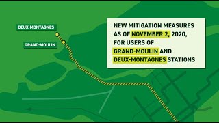 Info mobility REM  Improved service offer for DeuxMontagnes train line [upl. by Durman]