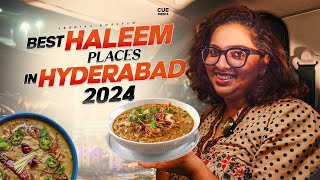 Best 6 Haleem Places In Hyderabad 2024  Top 6 Haleem In Hyderabad 2024  Arshiaa Khayyum Cue Media [upl. by Draillih365]