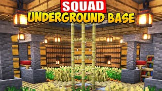 ⛏️ Minecraft  LARGE Underground House 🏡  Build Tutorial for Survival [upl. by Ydnolem]