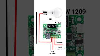 W 1209 Temperature Controller Connection shorts [upl. by Tnek]