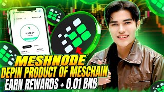 MESHCHAIN FREE 001 BNB CLAIM NOW RUN FREE NODES HERE  TELEGRAM APP [upl. by Ginder]