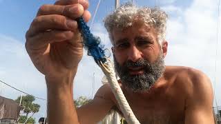 How to remove an old Halyard and Install a new one [upl. by Gwenny]