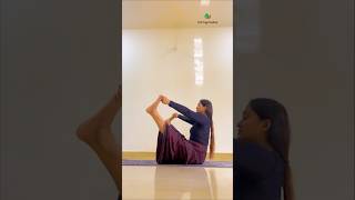 Sitting yoga pose Crow Pose yogaurmi shortvideo shorts yogapose youtubeshorts bakasana yoga [upl. by Norrie521]