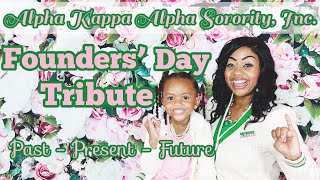 114th FOUNDERS DAY TRIBUTE of Alpha Kappa Alpha Sorority Inc AKA FoundersDay AKAversary J15 [upl. by Ciapas]