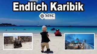 Von Brasilien in die sonnige Karibik 🛳️ MSC Weltreise 2024 mit der MSC Poesia 023 [upl. by Anrahc]