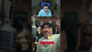 Rice Gum reacts to his look alike rapping in Brooklyn 😂🔥 ricegum khantrast raptok reactionvids [upl. by Eveneg]